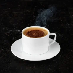 PLATEX Tasse à thé rond blanc mélamine 23 cl Ø 8 cm Prestige Clearance