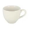 Tasse à thé rond blanc porcelaine vitrifiée 20 cl Ø 8,4 cm Vintage - RAK Discount