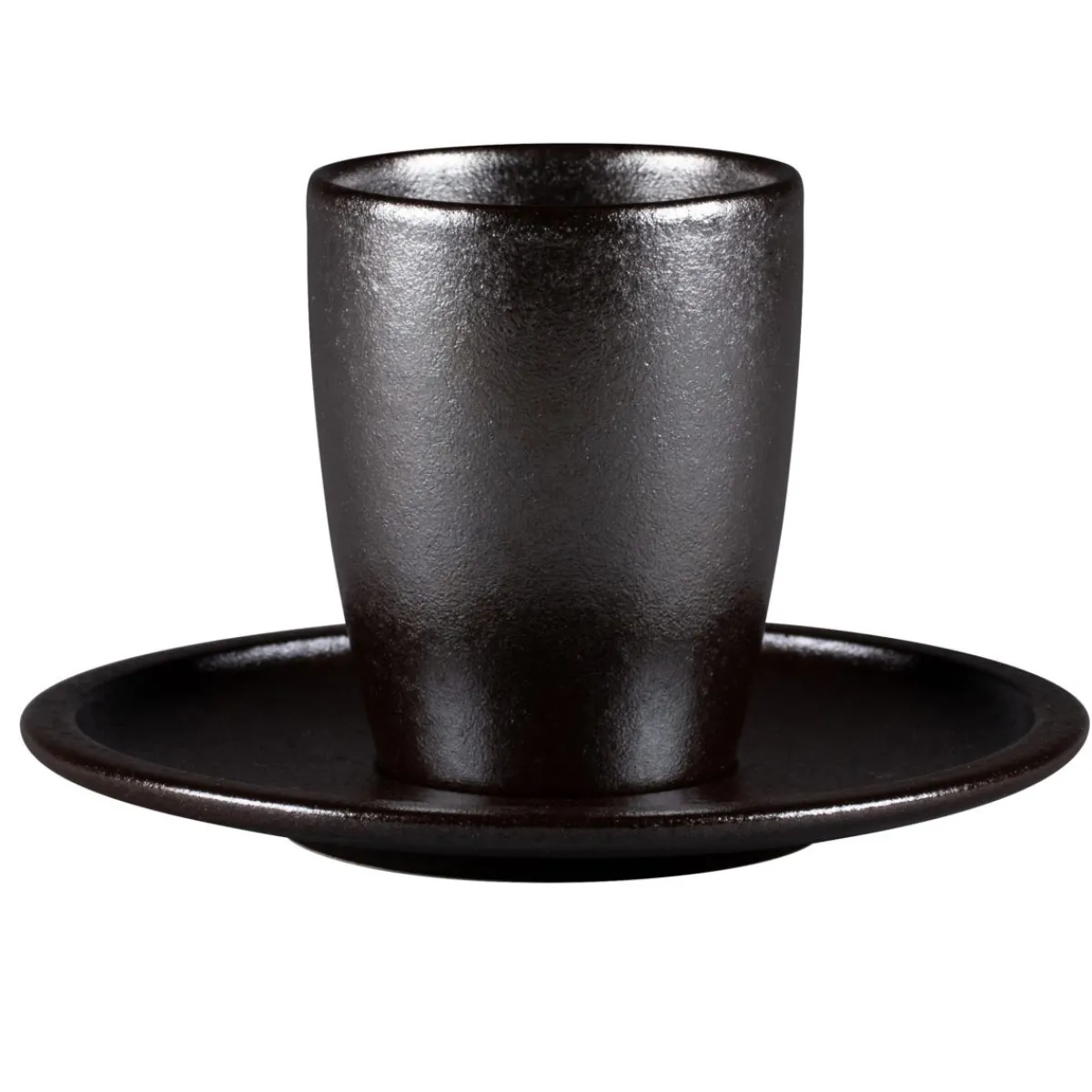 RAK Tasse à thé rond Forge porcelaine vitrifiée 23 cl Ø 7,3 cm stone Ease Clearance