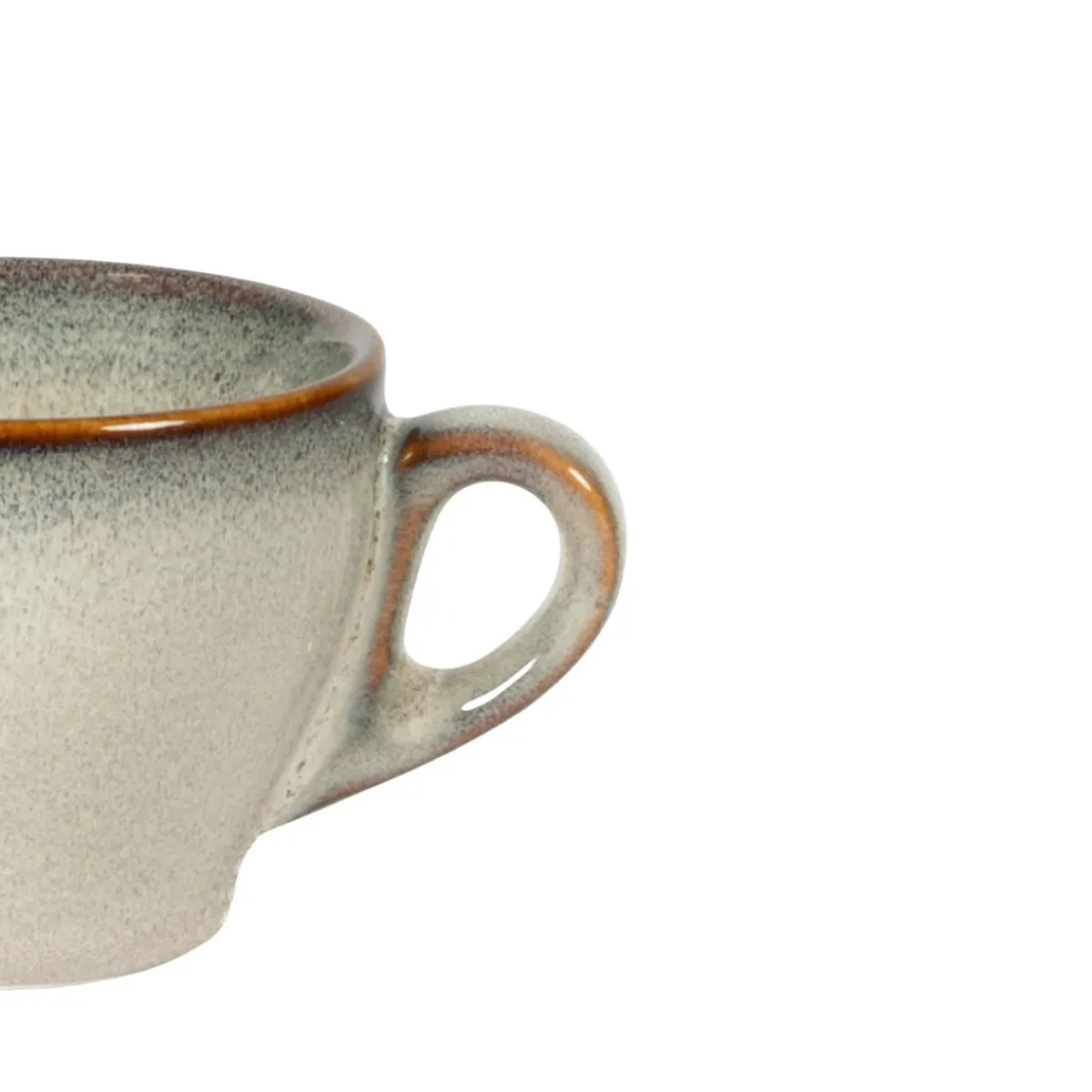 Tasse à thé rond gris bleu porcelaine 23 cl Ø 9 cm Serena - PRO.MUNDI