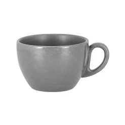 Tasse à thé rond gris porcelaine vitrifiée 20 cl Ø 8,7 cm Shale - RAK Hot