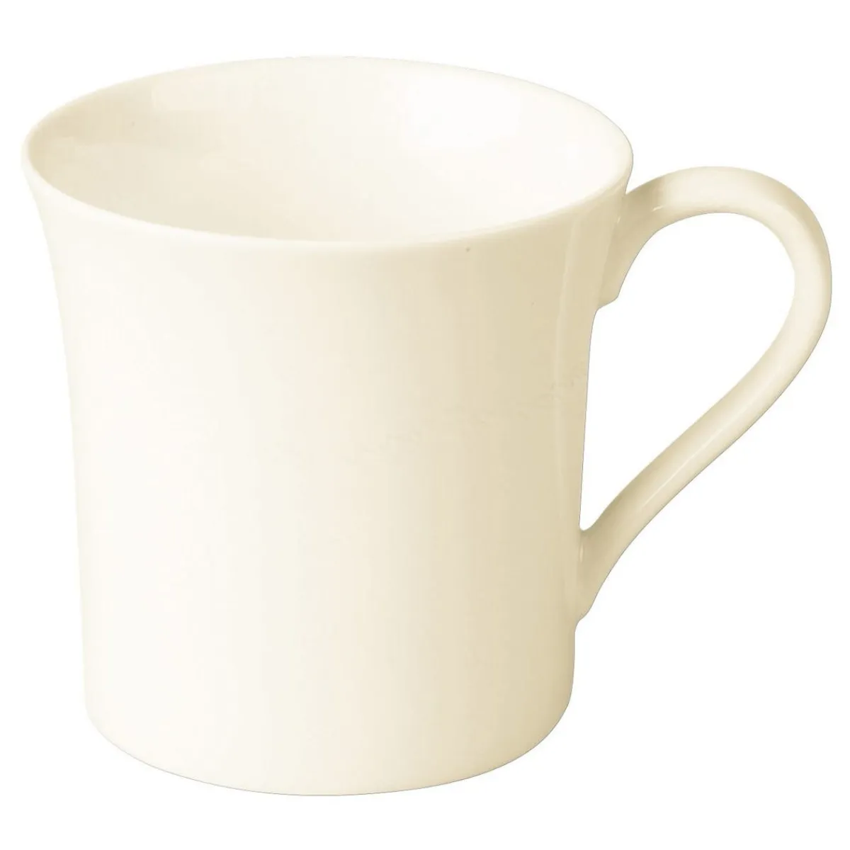 Tasse à thé rond ivoire porcelaine vitrifiée Fine Dine - RAK Outlet