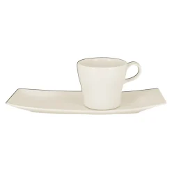 Tasse à thé rond ivoire porcelaine vitrifiée 20 cl Ø 8,1 cm Mazza - RAK Outlet