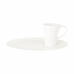Tasse à thé rond ivoire porcelaine vitrifiée 20 cl Ø 8 cm Giro - RAK Best