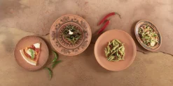 Tasse à thé rond Tero Décor Ostia porcelaine 23 cl Ø 7,3 cm Earth - RAK