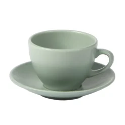 ESSENTIALS COLLECTION Tasse à thé rond vert Grès 21,5 cl Ø 9,2 cm Pulse Best