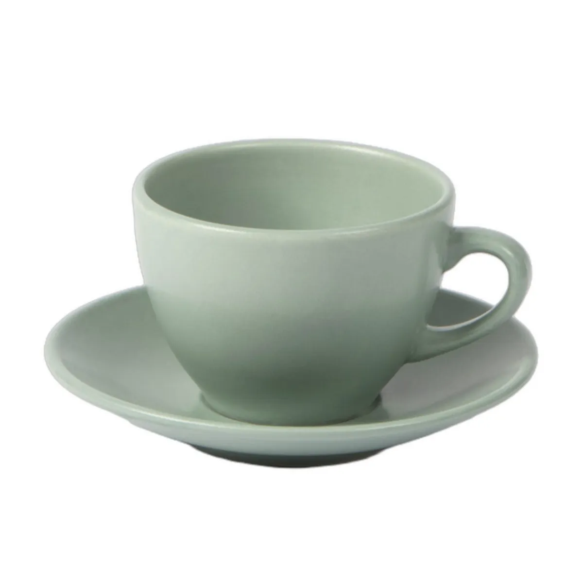 ESSENTIALS COLLECTION Tasse à thé rond vert Grès 21,5 cl Ø 9,2 cm Pulse Best