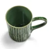Tasse à thé rond vert grès émaillé 13,5 cm Ø 13,5 cm Verde Lanza - SERAX Sale