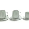 SERAX Tasse à thé rond vert porcelaine bone china Ø 8,4 cm Nido Clearance
