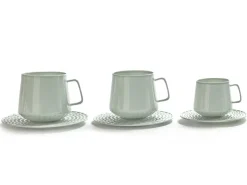 SERAX Tasse à thé rond vert porcelaine bone china Ø 8,4 cm Nido Clearance