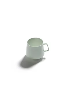 SERAX Tasse à thé rond vert porcelaine bone china Ø 8,4 cm Nido Clearance