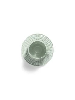 SERAX Tasse à thé rond vert porcelaine bone china Ø 8,4 cm Nido Clearance