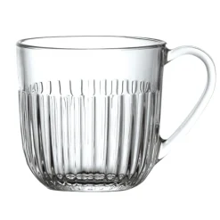 Tasse transparent verre pressé 25 cl Ø 8,5 cm Ouessant - LA ROCHERE Hot