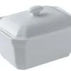 PRO.MUNDI Terrine rectangulaire blanc porcelaine 11x8 cm Bistronome