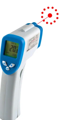 Thermomètre digital infrarouge min -50 °C max 380 °C +/- 1 °C - ALLA FRANCE