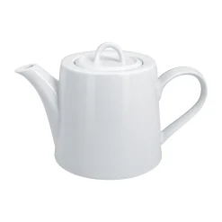 Théière avec couvercle blanc porcelaine vitrifiée 80 cl Ø 12,4 cm Access - RAK Sale