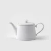 VILLEROY & BOCH Théière avec couvercle blanc porcelaine bone china 1,2 L 26 cm Chateau Septfontaines Clearance