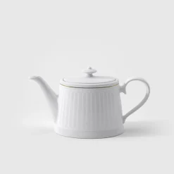 VILLEROY & BOCH Théière avec couvercle blanc porcelaine bone china 1,2 L 26 cm Chateau Septfontaines Clearance
