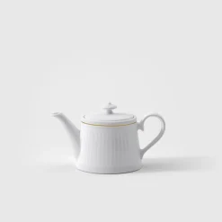VILLEROY & BOCH Théière avec couvercle blanc porcelaine bone china 48 cl 22 cm Chateau Septfontaines