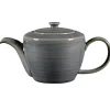 Théière avec couvercle Jade porcelaine vitrifiée 40 cl Ø 11,2 cm stone Spot - RAK New