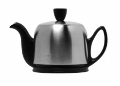 Théière avec couvercle noir porcelaine 35 cl Salam - DEGRENNE New