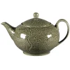 Théière avec couvercle rond steel porcelaine vitrifiée 120 cl Ø 16,2 cm Krush - RAK Sale