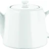 Théière blanc porcelaine culinaire 75 cl - PILLIVUYT New