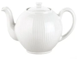 PILLIVUYT Théière blanc porcelaine culinaire 50 cl Plisse New