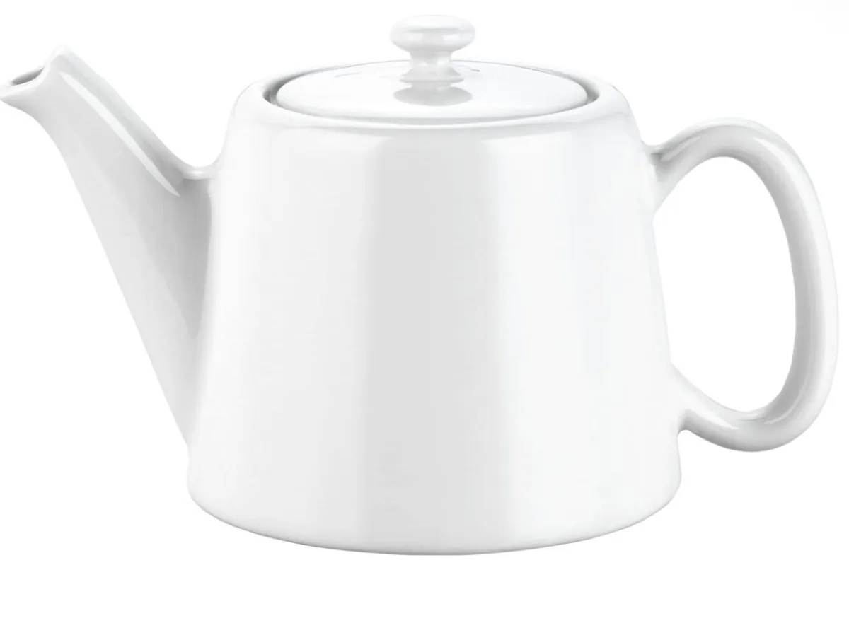 PILLIVUYT Théière blanc porcelaine culinaire 50 cl