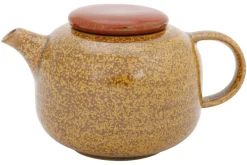 PROOF Théière jaune porcelaine 80 cl Ø 19 cm Elements Mustard Outlet
