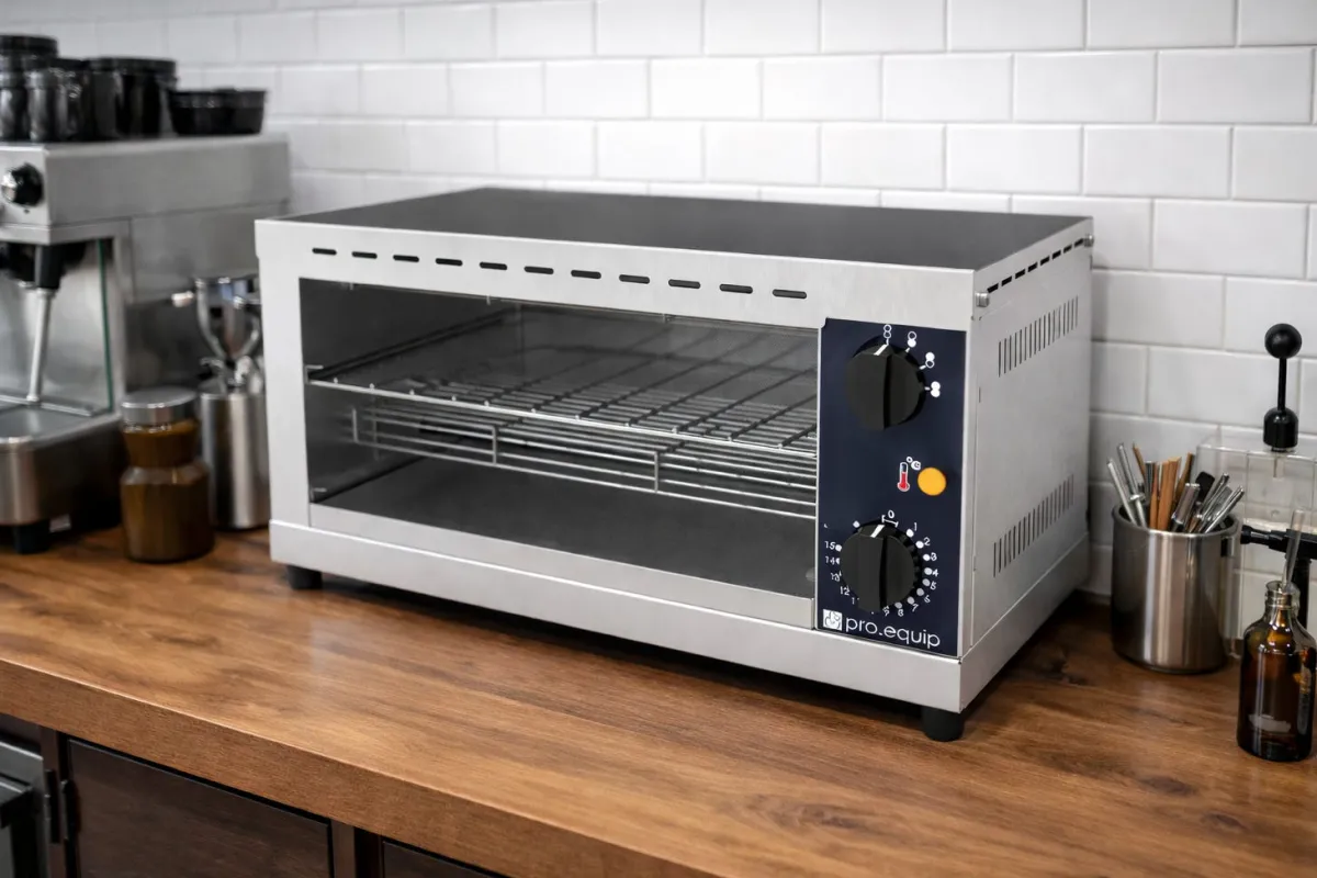 Toaster 1 niveau argent 230v 150 unités/h - PRO.EQUIP