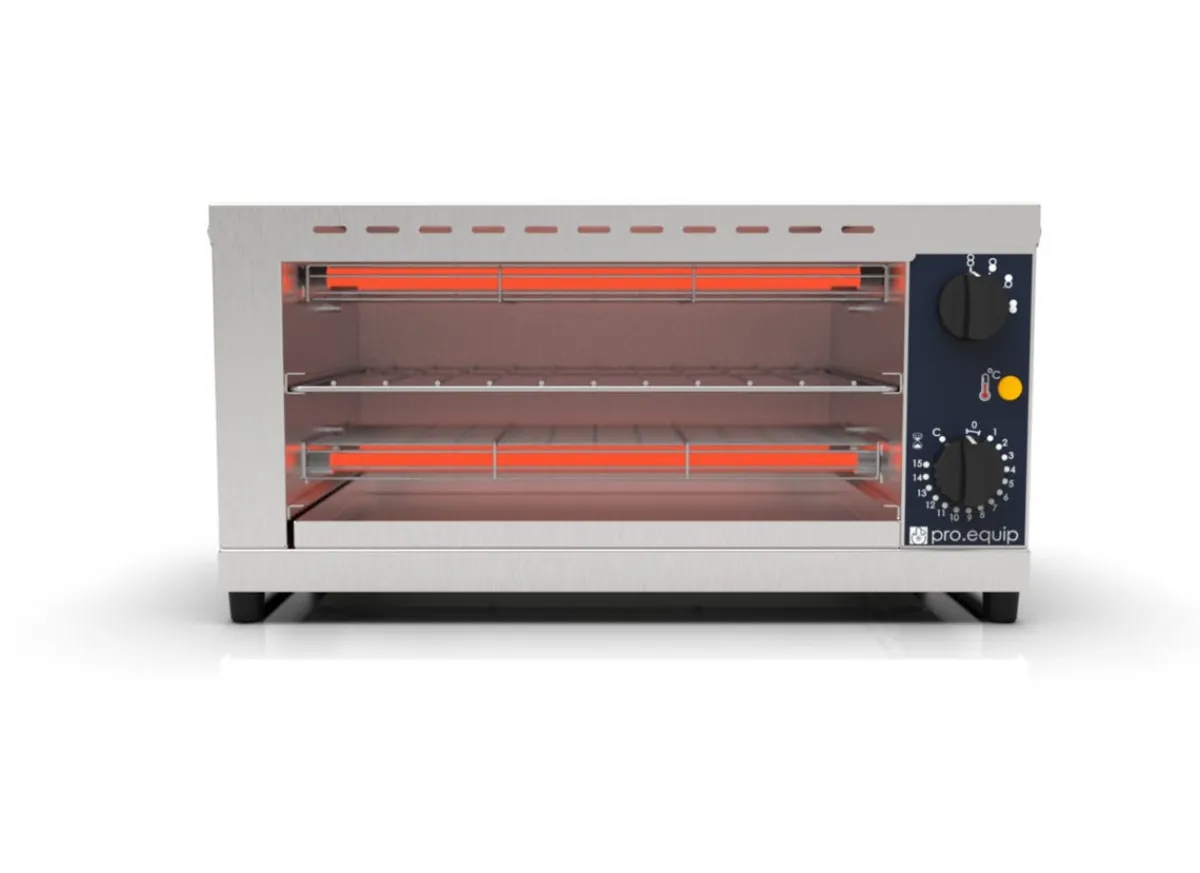 Toaster 1 niveau argent 230v 150 unités/h - PRO.EQUIP