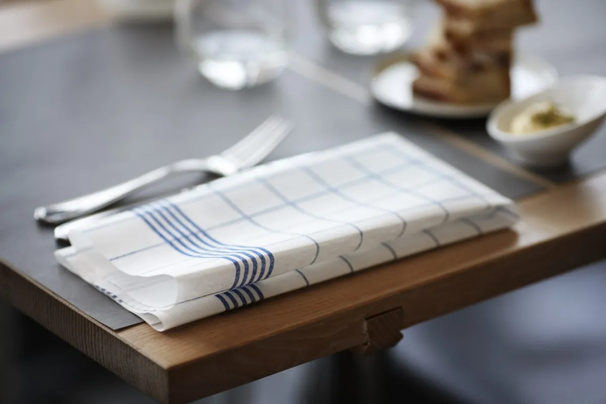 DUNI Torchon bleu non tissé 38x54 cm Torchon Carreau (250 pièces) Sale