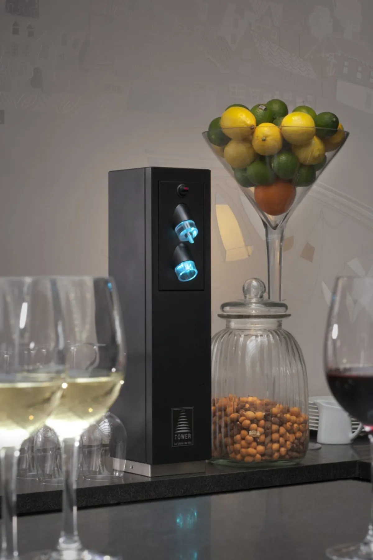ADVINEO Tour de conservation pour vins tranquilles et effervescents 60 W 230v 120 mm x 510 mm Best
