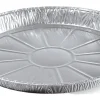 Tourtière rond gris aluminium Ø 21,4 cm 1,9 cm 55 cl (100 pièces) - Aucune Outlet