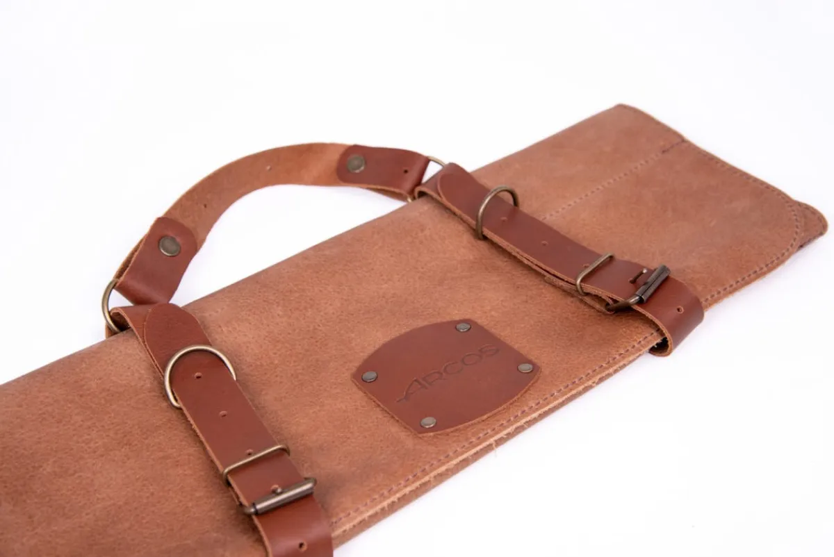 Trousse à couteaux cuir 47x44,6 cm 5 éléments - ARCOS