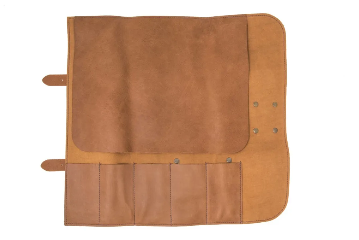 Trousse à couteaux cuir 47x44,6 cm 5 éléments - ARCOS