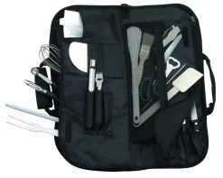 DEGLON Trousse à couteaux souple vide polyester 49x22x5 cm 8 éléments