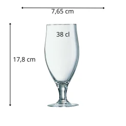 ARCOROC Verre à bière verre 38 cl Cervoise New