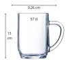 ARCOROC Verre à bière verre 57 cl Haworth Best