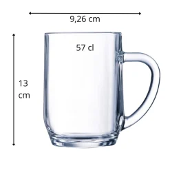 ARCOROC Verre à bière verre 57 cl Haworth Best