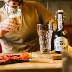 LA ROCHERE Verre à bière verre pressé 43 cl Silex Sale
