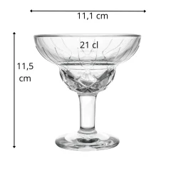 LA ROCHERE Verre à cocktail verre pressé 21 cl Chicago