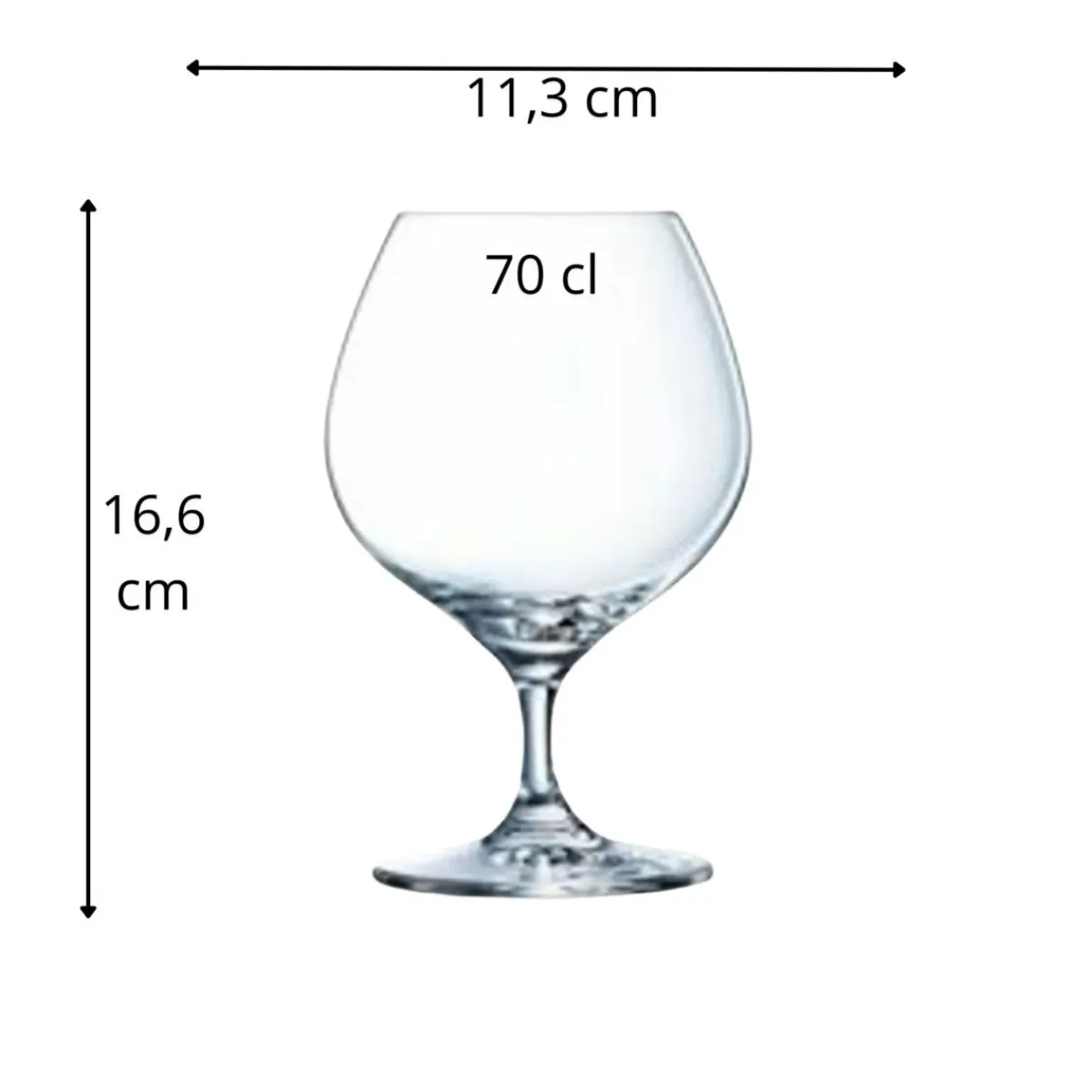 CHEF & SOMMELIER Verre à cognac verre cristallin 70 cl Spirits Online