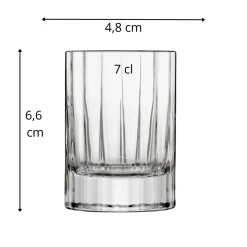 LUIGI BORMIOLI Verre à liqueur verre cristallin 7 cl Bach Hot