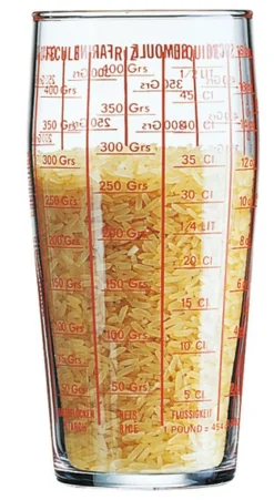 LUMINARC Verre mesureur rond transparent verre trempé Ø 8,1 cm Best