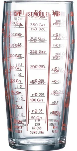 LUMINARC Verre mesureur rond transparent verre trempé Ø 8,1 cm Best