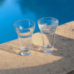 Verre à pastis verre pressé 22 cl Calanques - LA ROCHERE Hot