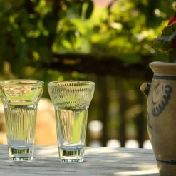Verre à pastis verre pressé 22 cl Calanques - LA ROCHERE Outlet