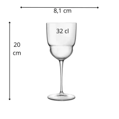 LUIGI BORMIOLI Verre à pied barracuda verre cristallin 32 cl Backdoor